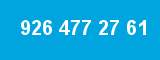 926 477 27 61 926 477 27 61